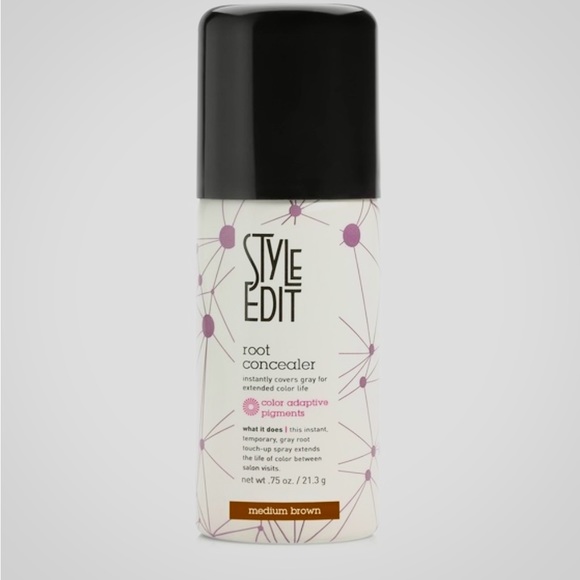 STYLE EDIT || Root Concealer Spray in Med. Brown [Travel Size] ⭐️NWT⭐️ - Picture 1 of 7